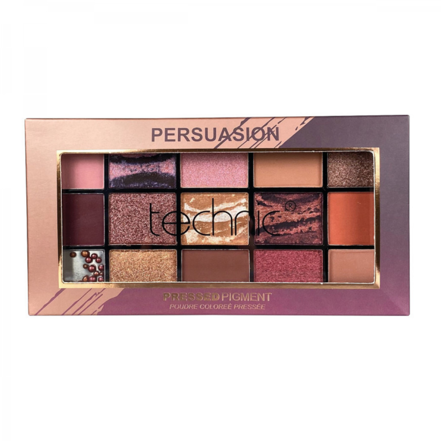 Technic Pressed Pigment Face and Eyeshadow Palette - Persuasion